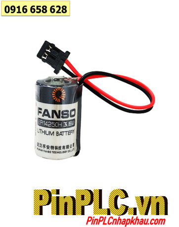 FANSO ER14250H (Zắc đen nhỏ), Pin nuôi nguồn FANSO ER14250H 3.6v 1/2AA 1200mAh chính hãng 